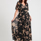 Isabelle Curve+ Float Sleeve Maxi Dress