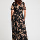 Isabelle Curve+ Float Sleeve Maxi Dress
