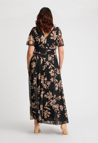 Isabelle Curve+ Float Sleeve Maxi Dress