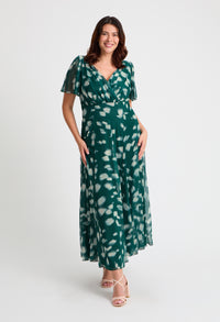 Isabelle Curve+ Float Sleeve Maxi Dress