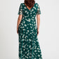 Isabelle Curve+ Float Sleeve Maxi Dress