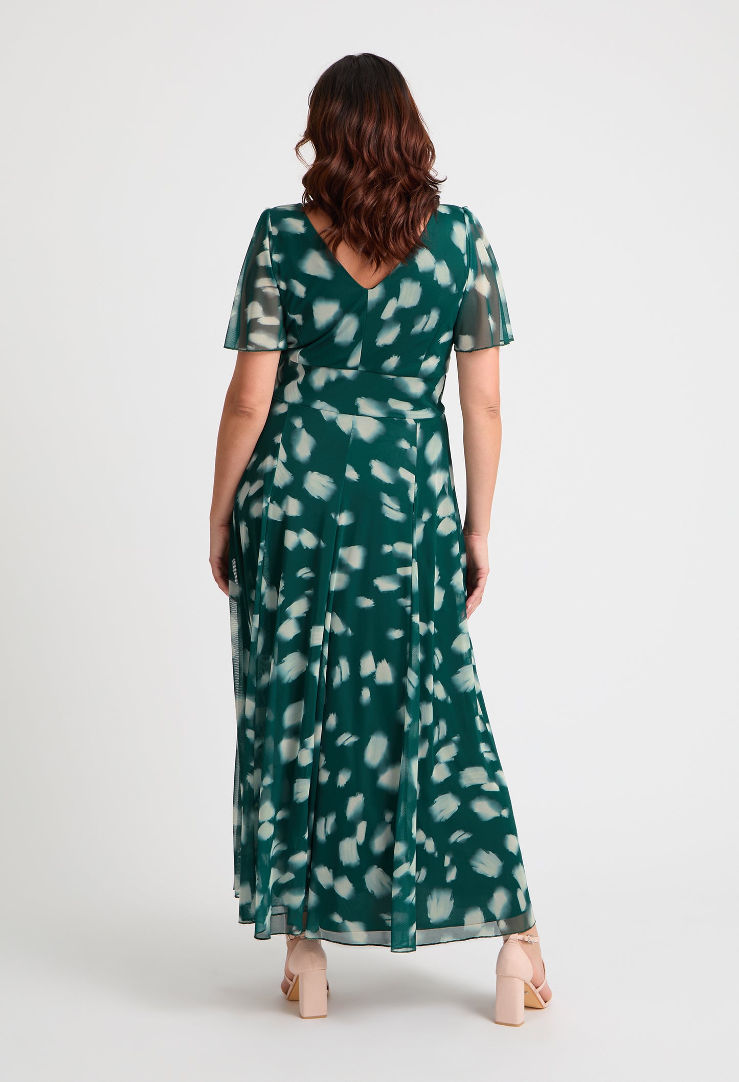 Isabelle Curve+ Float Sleeve Maxi Dress