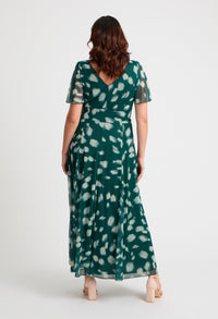 Isabelle Curve+ Float Sleeve Maxi Dress