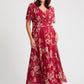 Isabelle Curve+ Float Sleeve Maxi Dress