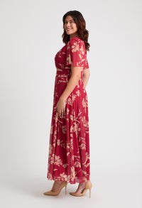 Isabelle Curve+ Float Sleeve Maxi Dress