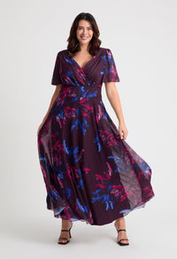 Isabelle Curve+ Float Sleeve Maxi Dress