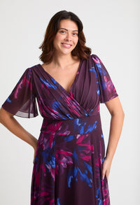 Isabelle Curve+ Float Sleeve Maxi Dress