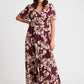 Isabelle Curve+ Float Sleeve Maxi Dress