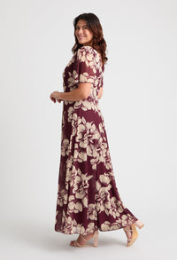 Isabelle Curve+ Float Sleeve Maxi Dress