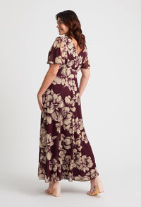 Isabelle Curve+ Float Sleeve Maxi Dress