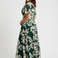 Isabelle Curve+ Float Sleeve Maxi Dress