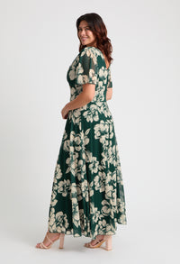 Isabelle Curve+ Float Sleeve Maxi Dress