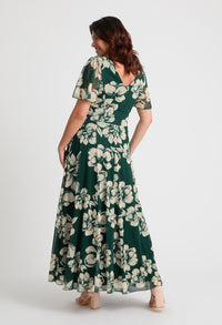Isabelle Curve+ Float Sleeve Maxi Dress