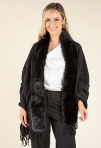 Faux Fur Shawl