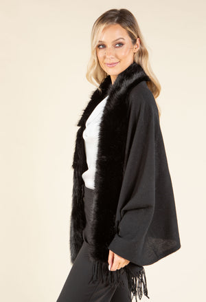 Faux Fur Shawl