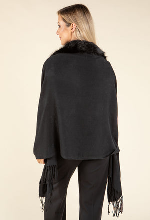 Faux Fur Shawl