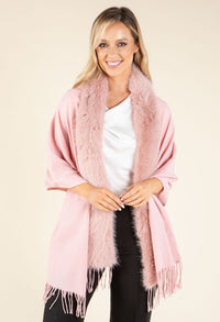 Faux Fur Shawl