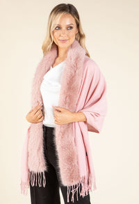 Faux Fur Shawl
