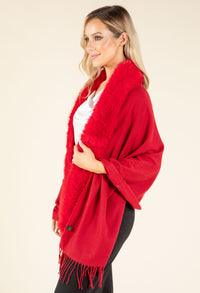 Faux Fur Shawl