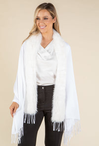 Faux Fur Shawl