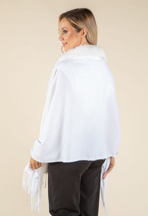 Faux Fur Shawl
