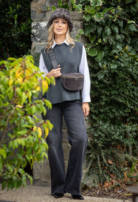 Faux Fur Leopard Bucket Hat