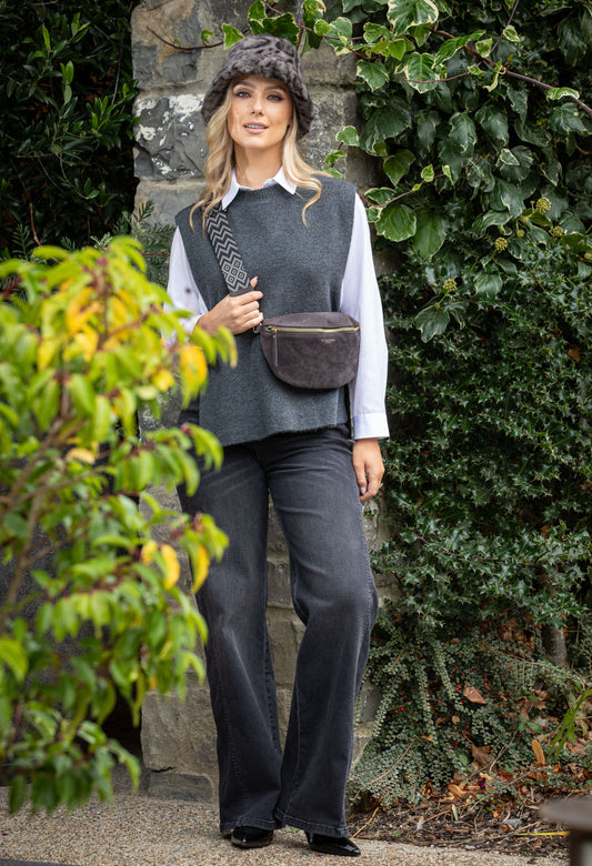 Faux Fur Leopard Bucket Hat