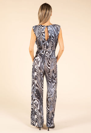 Animal Print Jumpsuit