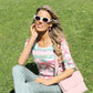 Rose Striped Top