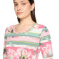 Rose Striped Top