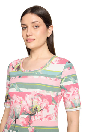 Rose Striped Top