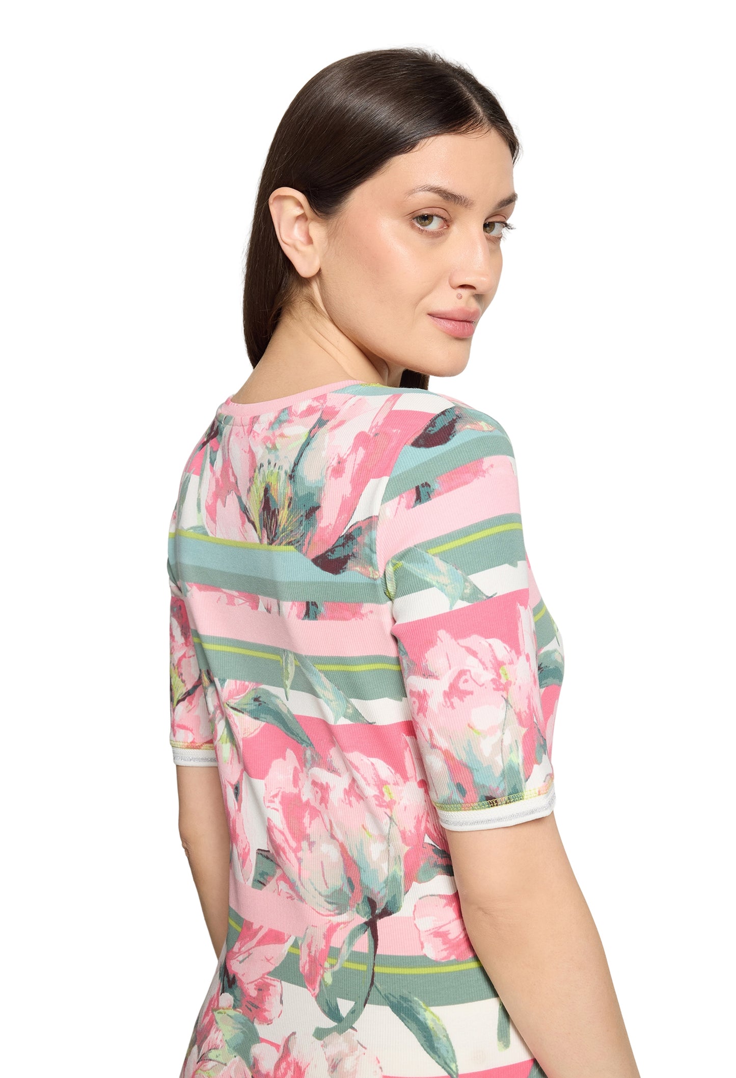 Rose Striped Top