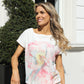 Floral Motif T-Shirt