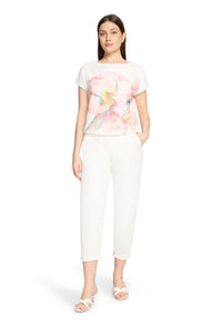 Floral Motif T-Shirt