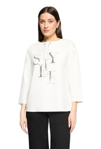 Metallic Detail Knit Top