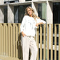 Metallic Detail Knit Top
