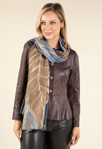 Leaf Design Scarf