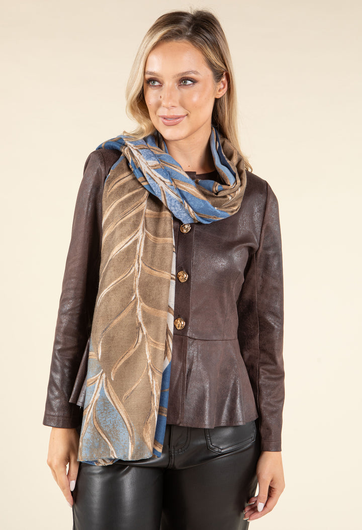 Leaf Design Scarf