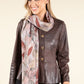 Leaf Print Scarf