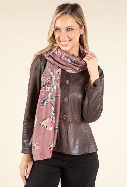 Floral Design Scarf
