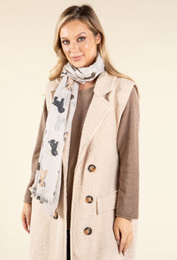 Dog Print Scarf