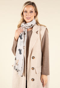 Dog Print Scarf
