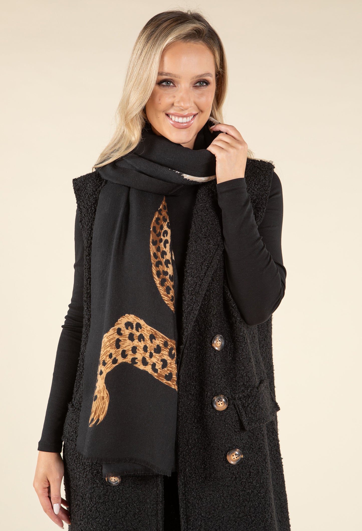 Leopard & Tiger Scarf