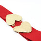 Heart Buckle Belt