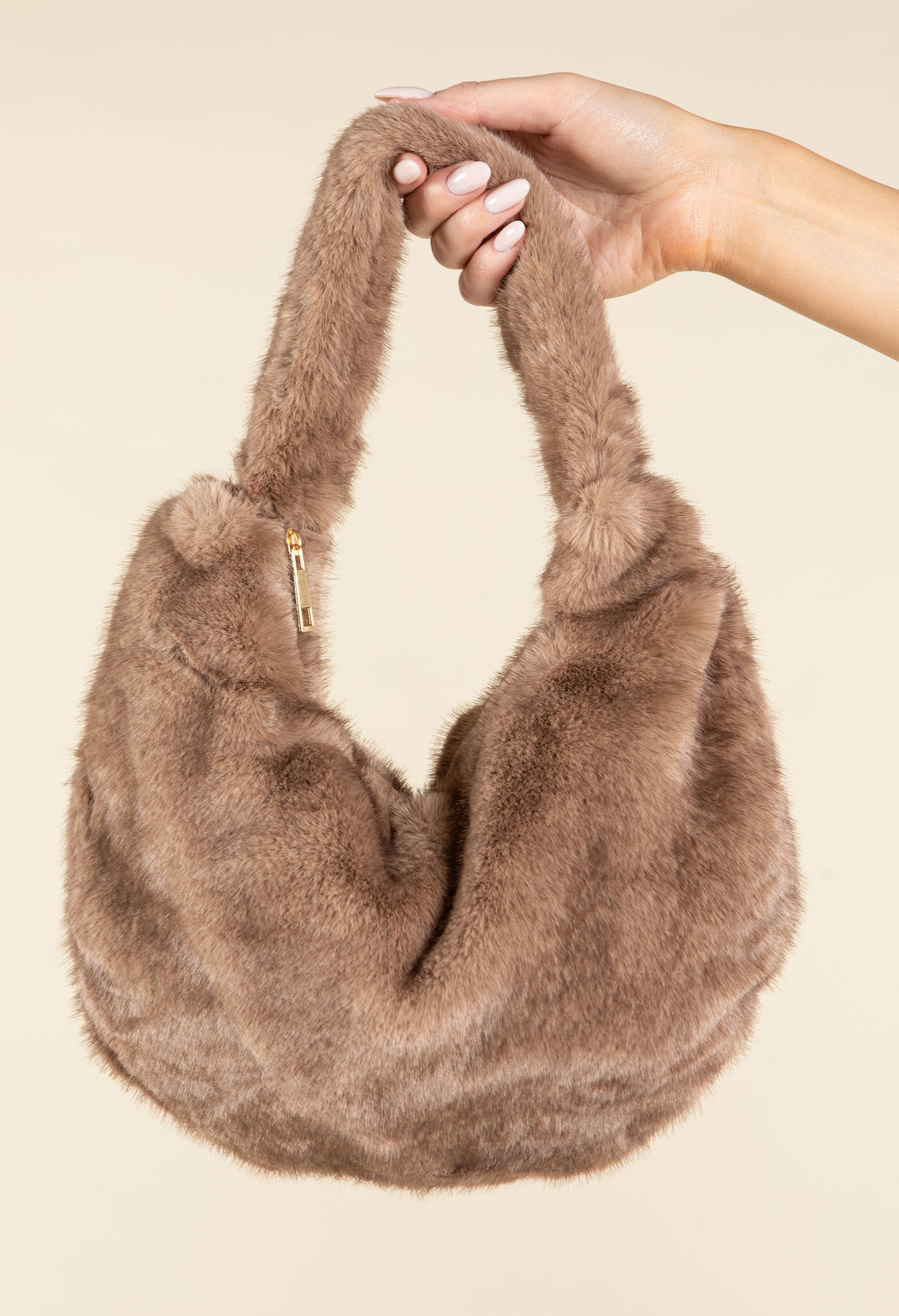 Faux Fur Shoulder Bag