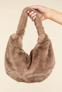 Faux Fur Shoulder Bag