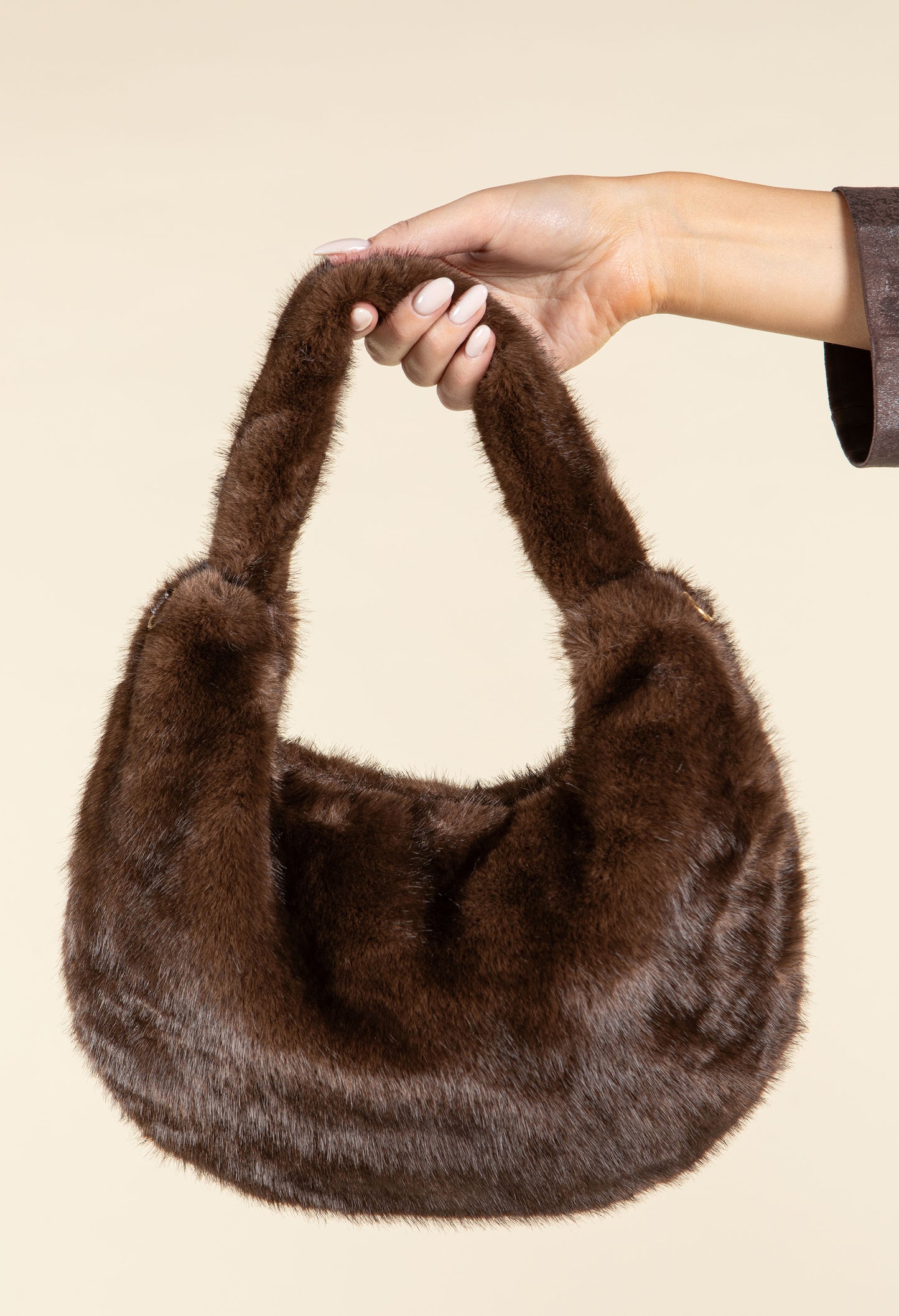 Faux Fur Shoulder Bag