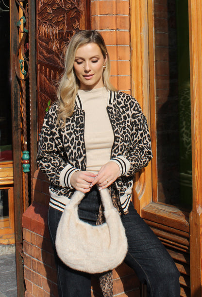 Faux Fur Shoulder Bag