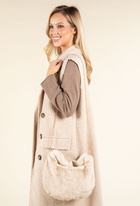 Faux Fur Shoulder Bag