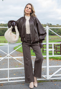 Faux Fur Shoulder Bag